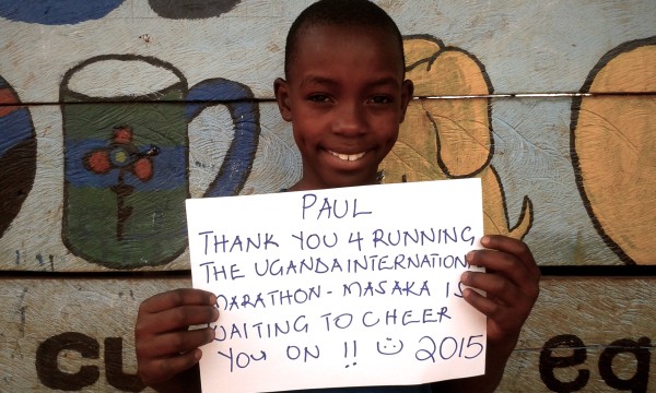 Paul is running the Uganda International Marathon 2015