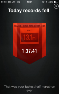 Half Marathon Time